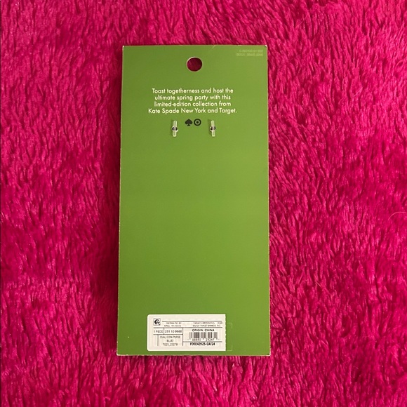 Kate Spade Navy Coin Purse with Gold Clip - Picture 3 of 4